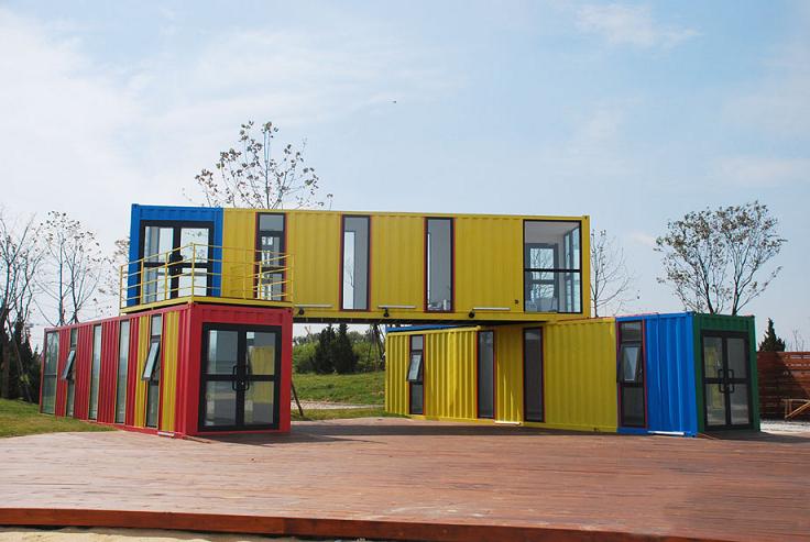 漂亮的景區集裝箱房