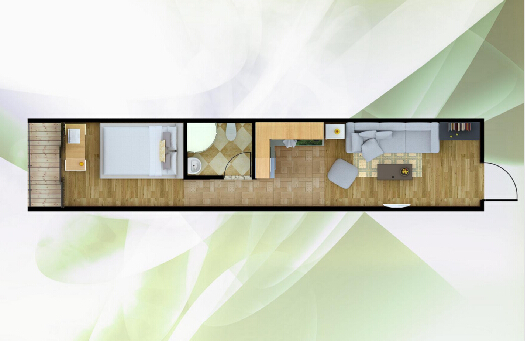 40尺標準集裝箱箱房